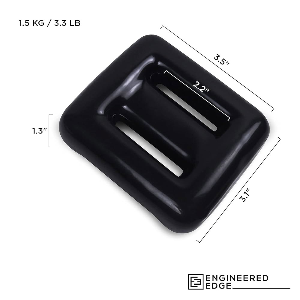 Engineered Edge 스쿠버 다이빙 웨이트 비닐 블랙 다이빙, 코팅 (1.5kg(3.3파운드) 벨트용 웨이트, 벨트 리드 - 상세 이미지 2