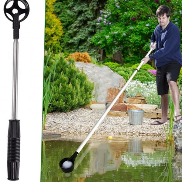 자동 골프공 수거기 잠금 골프공 줍는 채 회수기 휴대 용품 - 상품 이미지