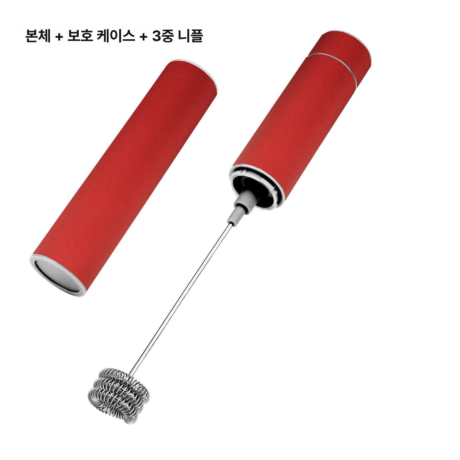 초고속 베이킹 충전식 거품기 믹서 반죽 머랭기 계란 본체 레드 소켓+단층+이중층 배터리 - 상세 이미지 5