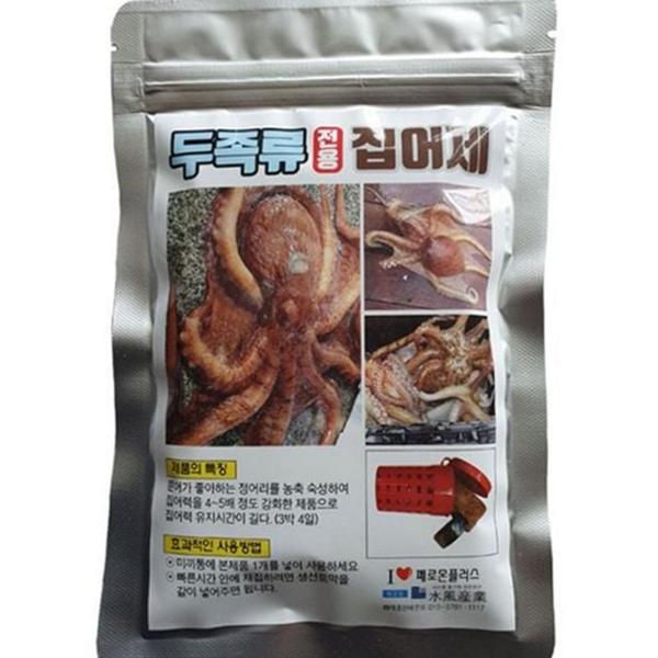 갑오징어 문어 쭈꾸미 집어제 해루질 쭈꾸미 문어 집어제 낚시 미끼 - 상품 이미지