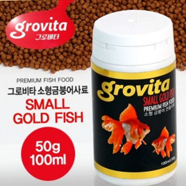 먹이 금붕어 사료 전용 소형 금붕어 사료 관상어 어항 - 상품 이미지