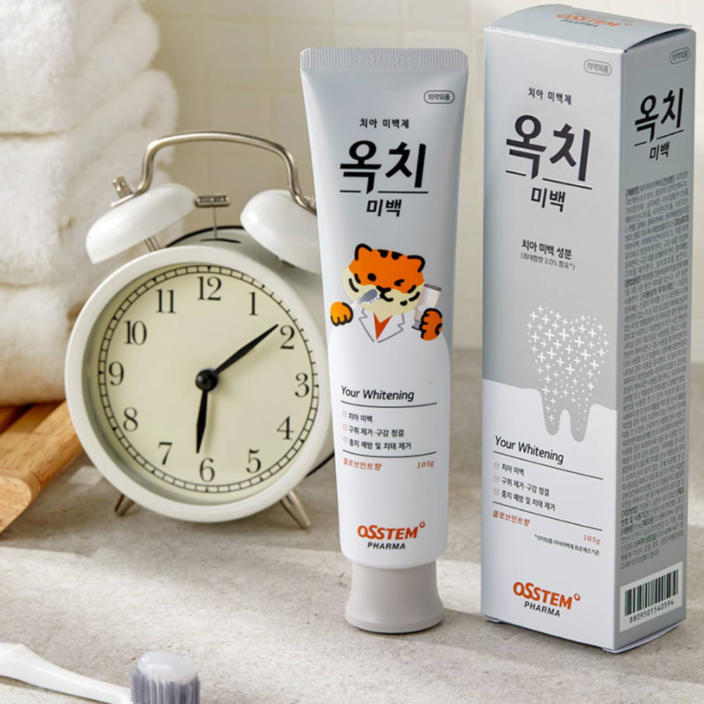 옥치 미니 미백 치약 치아 화이트닝 누렁니 입냄새제거 34g, 10개 - 상세 이미지 4