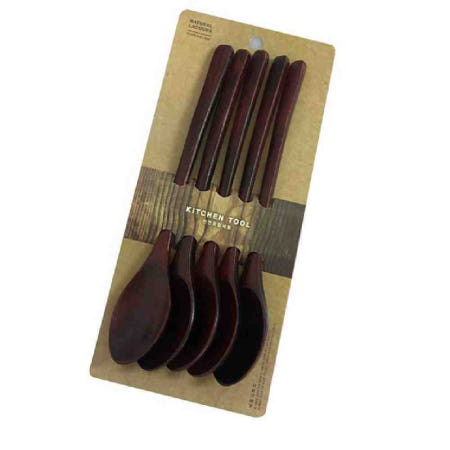 더굿샵 옻칠 숟가락 5p 부부수저세트 우드식기 옻칠젓가락