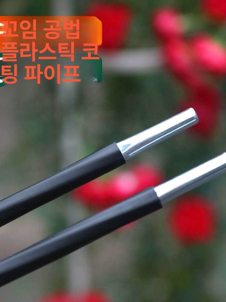 오벨리스크 지주대 엔틱 장식 트랠리스 철제 울타리 옥상 단일 링 화이트 28cm 140cm - 상세 이미지 5