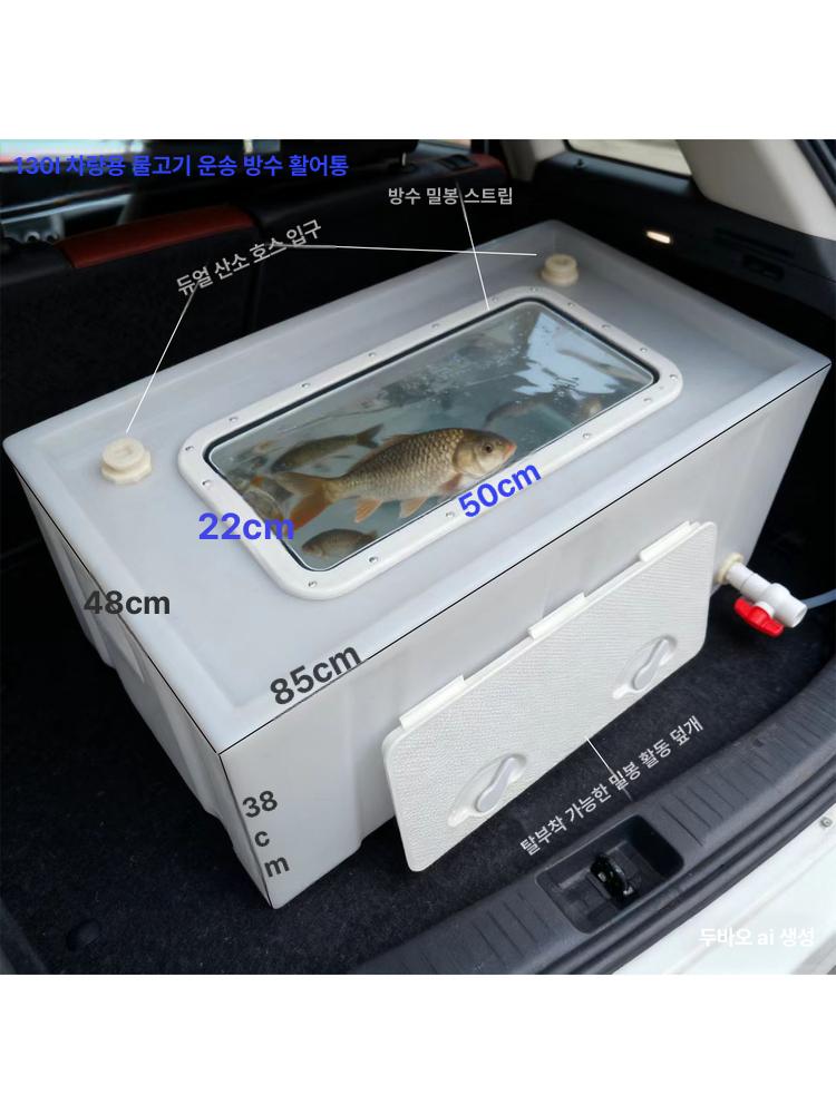 사각 물탱크 저장 청수통 빗물 농업용 저수조 물통 캠핑용 우수받이 양동이 - 상세 이미지 5