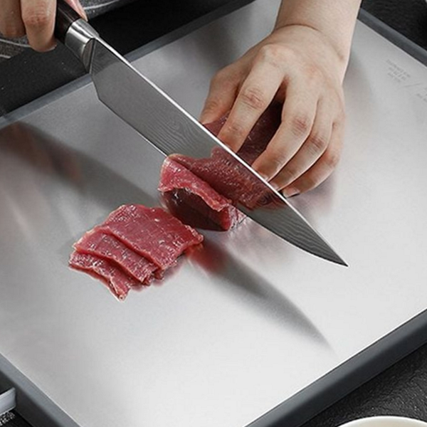 고급 스테인레스 도마 휴대용 주방용 도마 미끄럼 스텐레스 - 상품 이미지