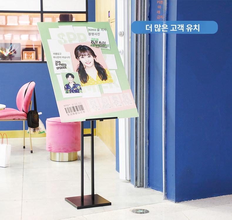 꽃 스탠드 꽃다발 선반형 진열대 플라워 디스플레이 웨딩 직면 KT 엘레강트화이트 - 상세 이미지 2