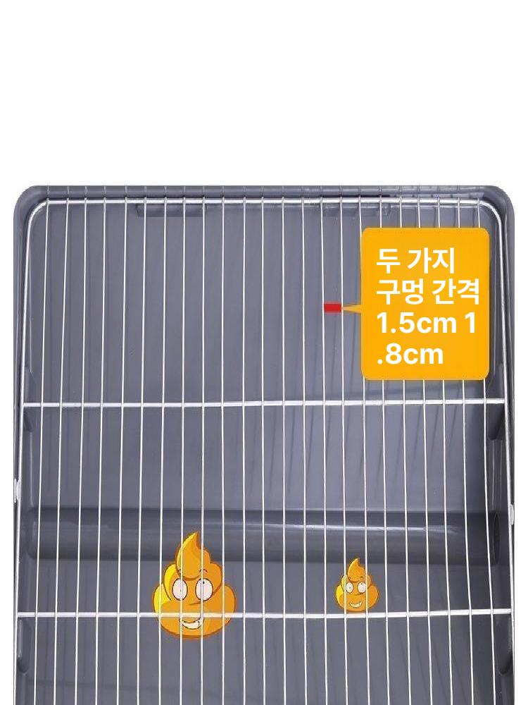 강아지 물청소 논슬립 스테인리스 배관 연결형 대형견 그레이 15mm 간격 - 상세 이미지 4