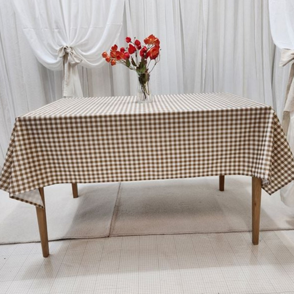 직사각 방수 식탁보 주방 방수 테이블보 가정용 카페