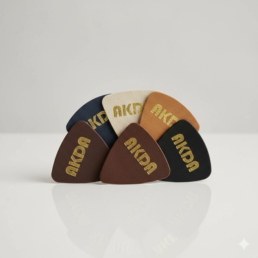 AKDA 우쿨렐레가죽피크 부드러운 저소음연주용 제품 이미지