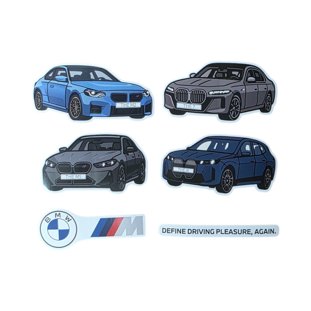 BMW 코리아 30주년 마그네틱 스티커 - 상품 이미지