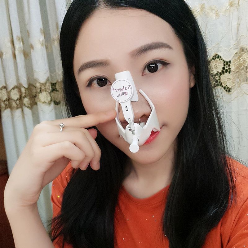 코 교정기 낮은코 투명 복코 콧구멍 코뽕 티타늄 코집게 화이트 - 상세 이미지 4