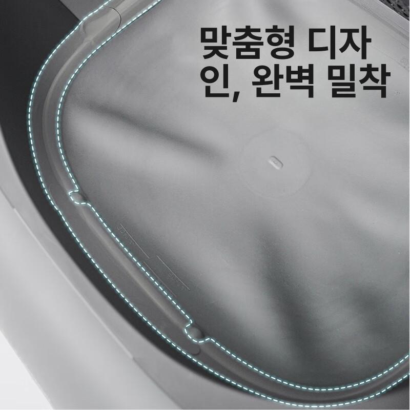 자동 배변통 인테리어 고양이 화장실 가정용 단일 감지식 그레이 누수 방지 패드 - 상세 이미지 3