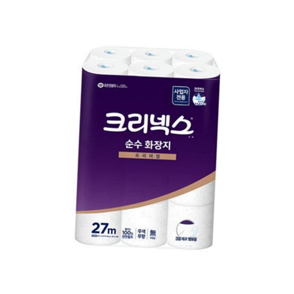 두루마리 3겹 롤화장지 부드러운 24 롤화장지 가정용 무형광 - 상품 이미지