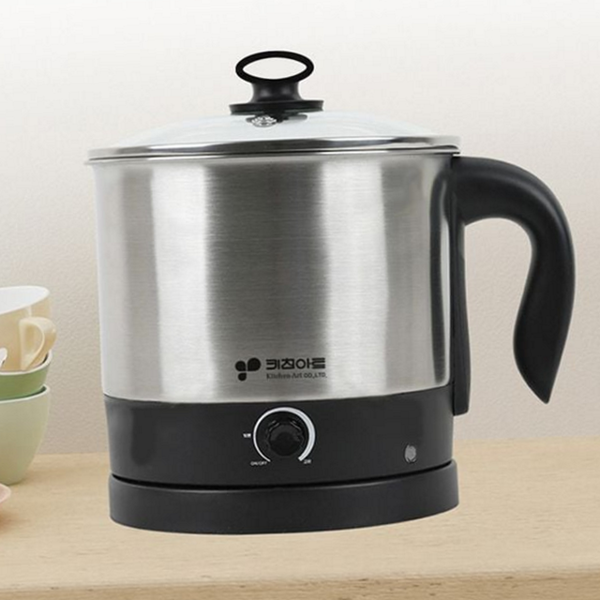 스테인리스 멀티 전기 포트 휴대용 라면 전기 포트 캠핑 원룸