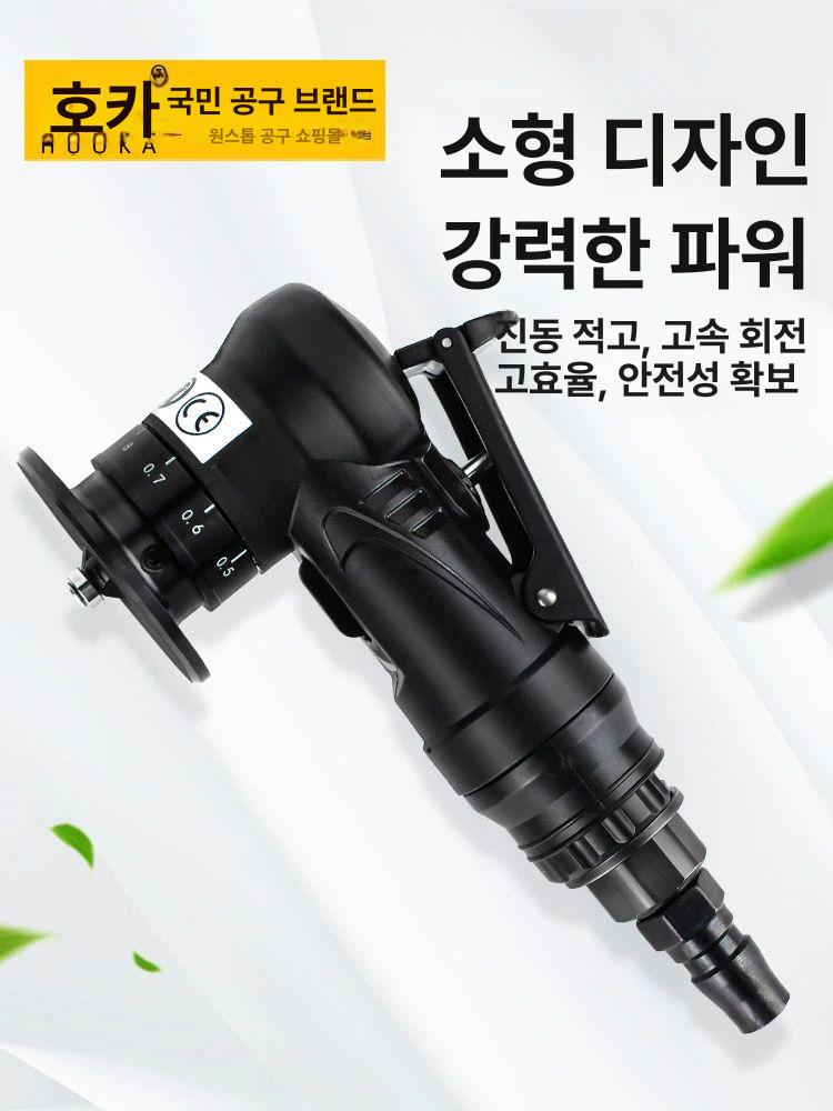 공압 샌딩기 모따기 휴대용 산업용 에어그라인더 금형 블랙 본체만 블레이드없음 - 상세 이미지 2