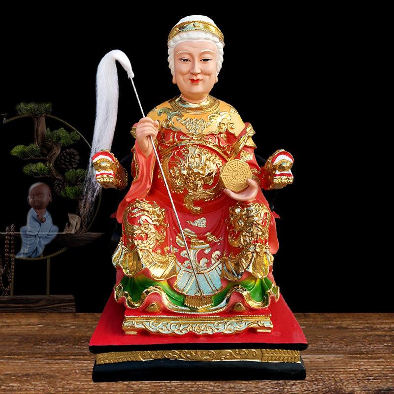 무속 산신 용품 불상 산왕 법당 할머니 무극 노모 16인치 38cm 빨간옷 - 상세 이미지 4