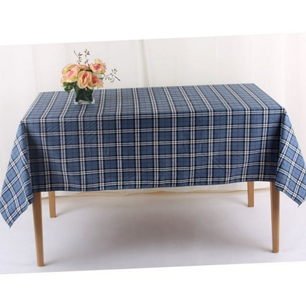 직사각 방수 식탁보 디자인 체크 테이블보 가정용 홈데코 양면 생활
