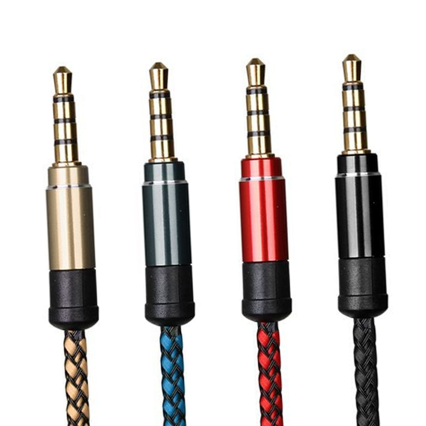 3.5mm 카 오디오 케이블 음향잭 스테레오 케이블 연결선 음악 - 상품 이미지