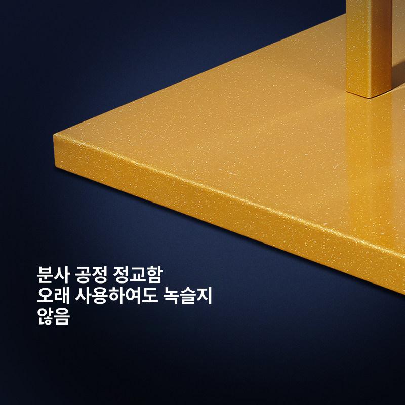 꽃 스탠드 꽃다발 선반형 진열대 플라워 디스플레이 웨딩 직면 KT 엘레강트화이트 - 상세 이미지 3