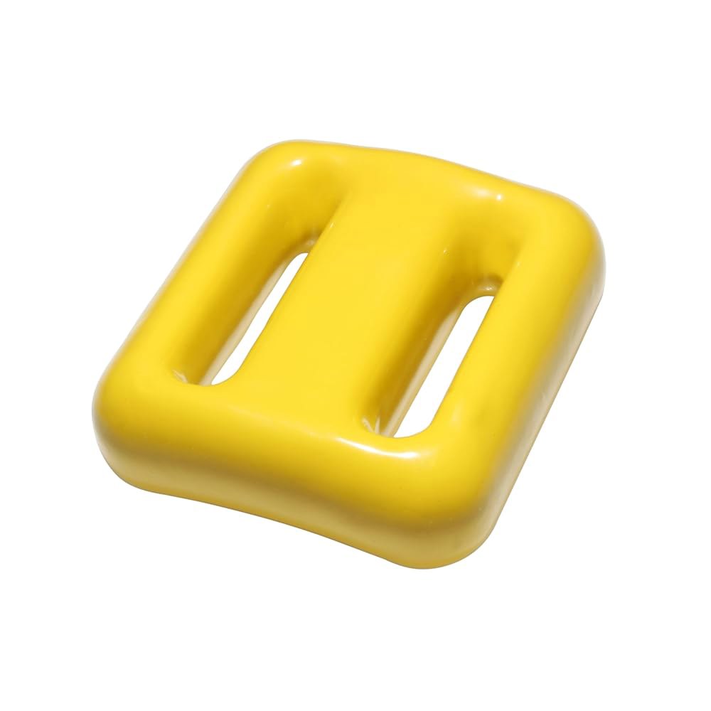 DiveTec Scuba Weights - 부식 2kg(4.4파운드) 스노클링에 1kg(2.2파운드) 및 옐로우, 리드, 적합 다이빙 (2.2kg(2.2파운드) 코팅 방지, - 상품 이미지