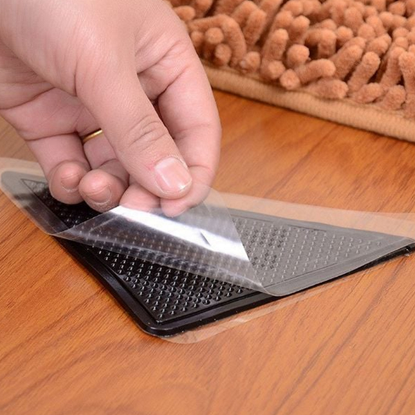 삼각형 밀림 방지 패드 논슬립 미끄럼 방지 고정 카페트 바닥 - 상품 이미지