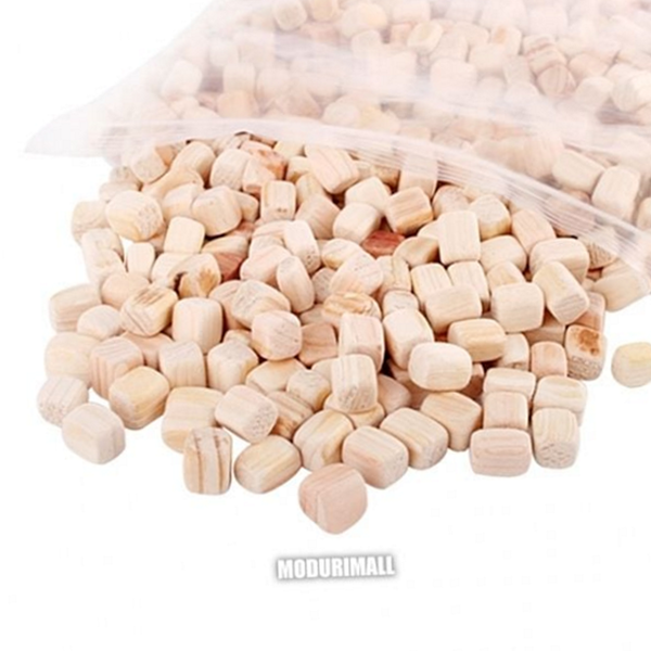 사각 편백 나무 큐브 충전재 편백 나무 베개 속 1kg