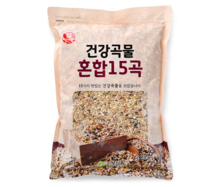 두보식품 혼합15곡 오곡밥재료 정월대보름 소화잘되는잡곡 2kg