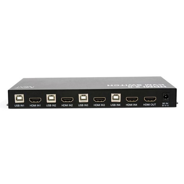 고해상도 hdmi kvm 스위치 데스크탑 4 포트 kvm 스위치 컴퓨터 - 상품 이미지