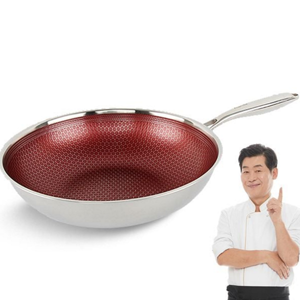스테인리스 인덕션 궁중 팬 스텐 30cm 궁중 팬 논스틱 볶음용 - 상품 이미지