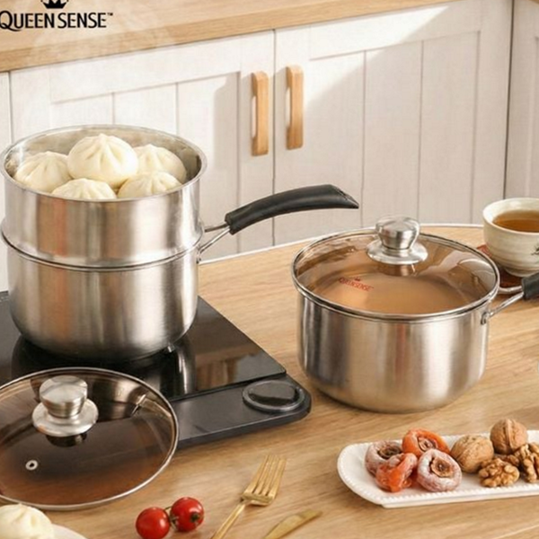 다용도 스테인레스 찜기 깊은 스텐 찜솥 인덕션 만두 2단 냄비 - 상세 이미지 2