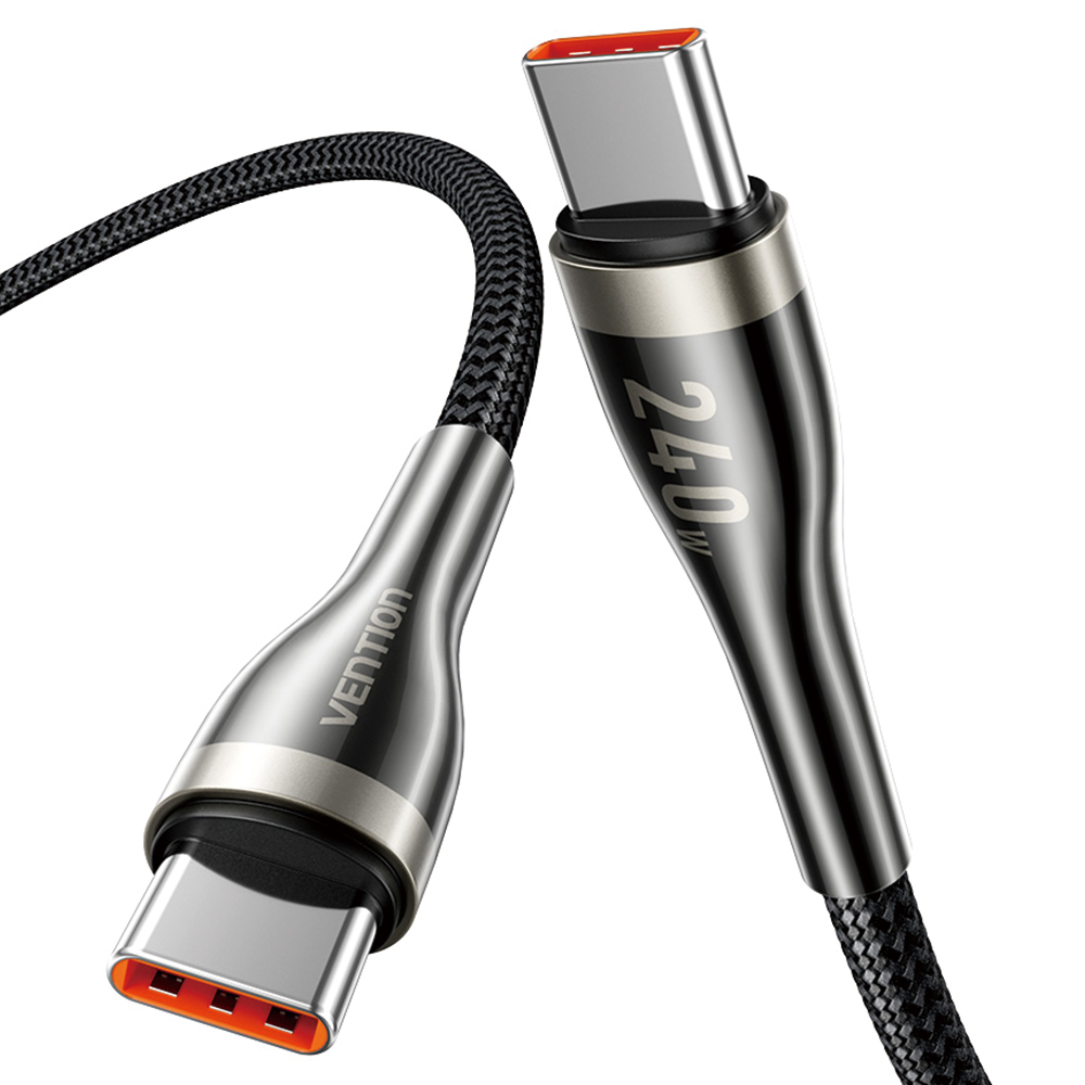 벤션 ZinC PD3.1 240W C to C타입 고속충전케이블 CTY 1.2m, 1개 - 상품 이미지