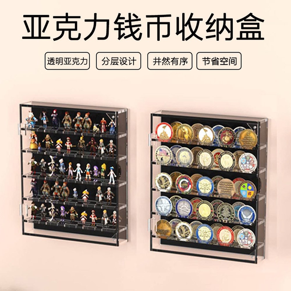 진열장 메달보관 260X300X50MM 수납 코인 보관함 메달거치대 진열대 뱃지 투명 커스터마이징 수수료 셀카 - 상세 이미지 3