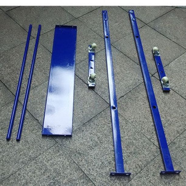 점수판 행사용 브래킷 농구 경기용 배구 체육대회 탁구 블루 아이언 프레임 PVC포함 - 상세 이미지 4