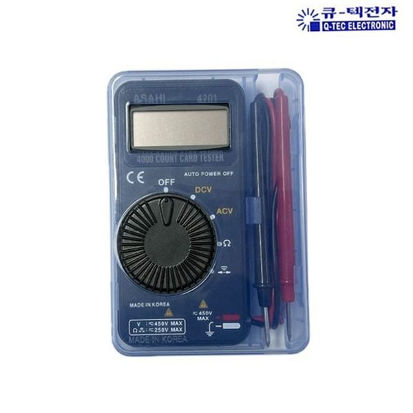 초소형 휴대용 멀티 테스터 오토 디지털 멀티 테스터 가정용 전기 - 상품 이미지