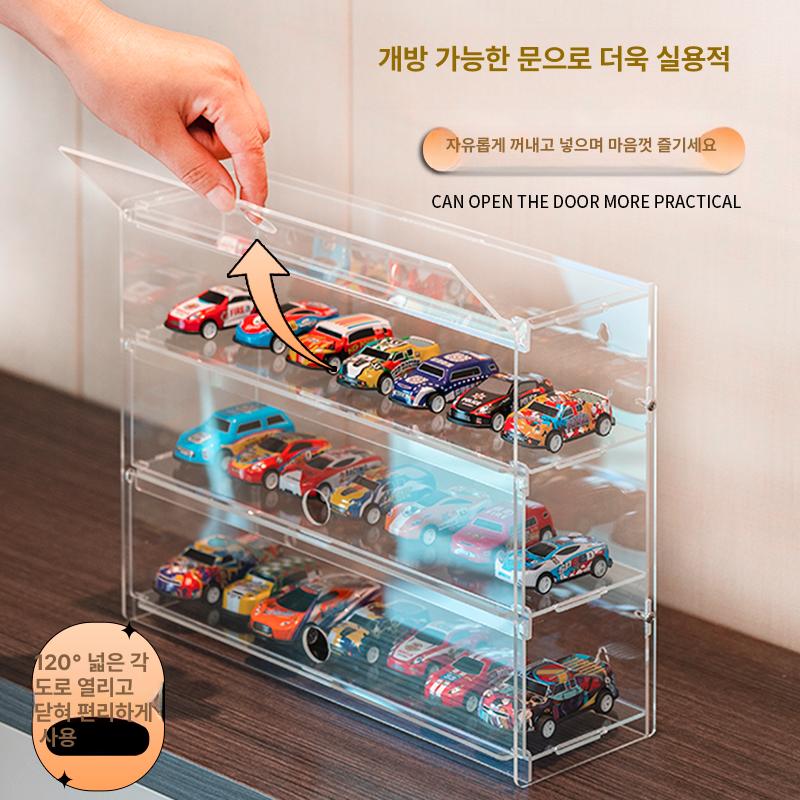미니피규어 아크릴 보관함 케이스 정리함 진열장 미니카 진열대 수납함 - 상세 이미지 3