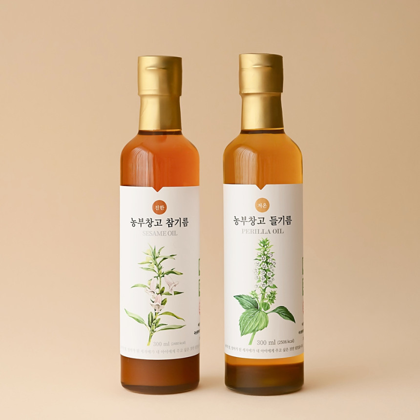 국산 들기름 300ml 국내산 들깨 저온압착 아기들기름 사진 4