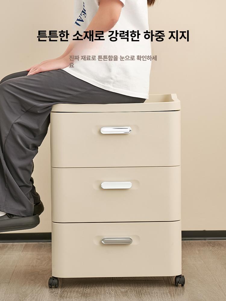 책상 수납함 집방 오거나이저 정리함 간이 데스크 사무용 특대형 3단 52cm 1개 - 상세 이미지 4