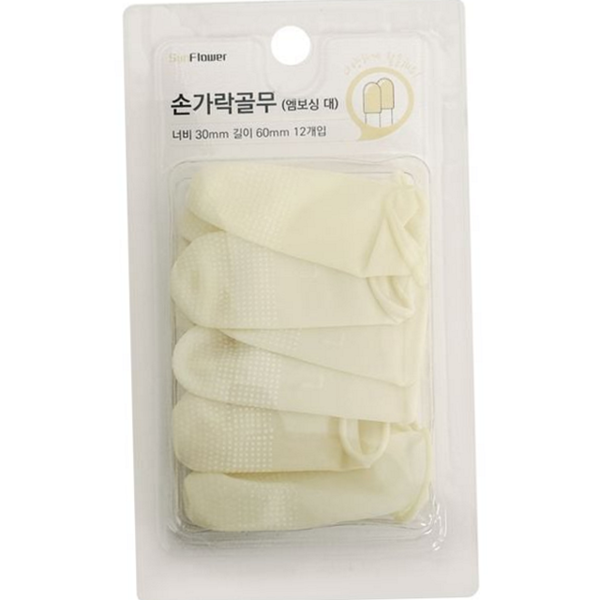 사무용 손가락 골무 미끄럼 라텍스 손가락 골무 검지 보호 작업 - 상품 이미지
