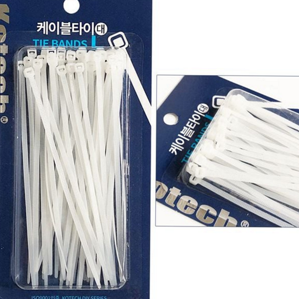 다용도 케이블 타이 전기선 전선 선정리 타이 컴퓨터선 산업용 대형 - 상품 이미지