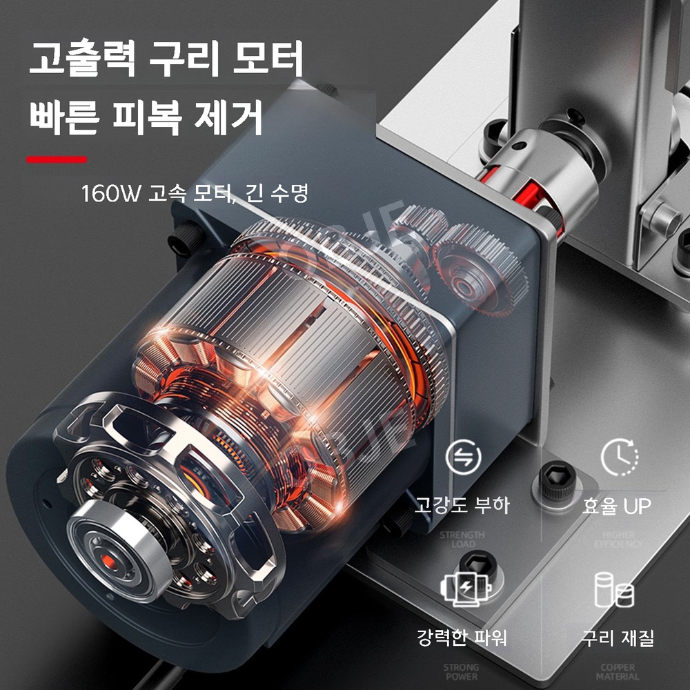 자동 전선탈피기 6홀 와이어 스트리퍼 케이블 산업용 피복제거 탈피기 이미지 6