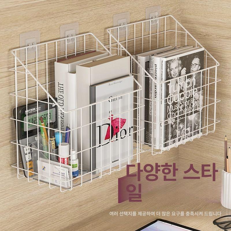 철제 잡지꽂이 전단지 거치대 홍보물꽂이 팜플렛 꽂이 스타일 1 대형 접착식클립포함 A - 상세 이미지 5