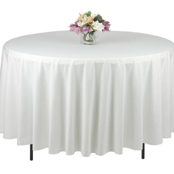 대형 원형 식탁보 파티용 원형 테이블보 호텔 매장용