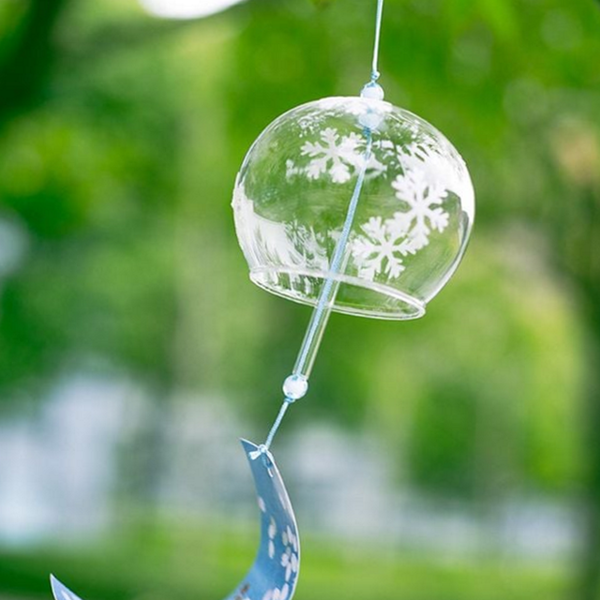 핸드메이드 유리 풍경 디자인 유리종 출입문 문종