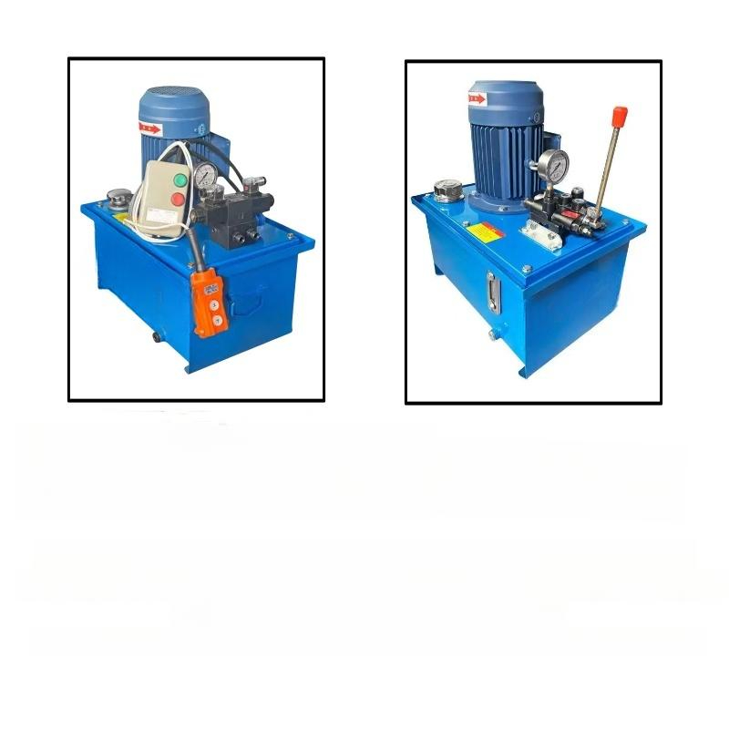 유압 유니트 스테이션 컨트롤러 펌프 솔레노이드 밸브 2.2kW 전동 380V 5t 100mm - 상품 이미지