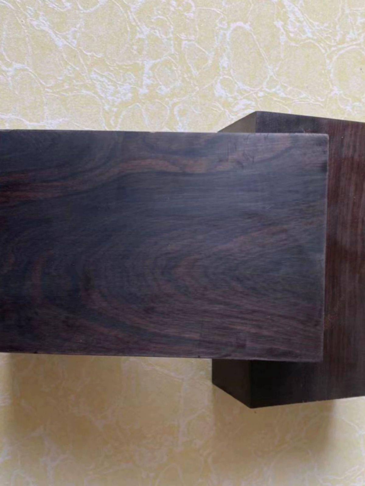 흑단목 공예 각재 막대 나무 자재 희귀 특수목재 쇄납 재료 27 x 3 3cm 2개 목랍 - 상세 이미지 3