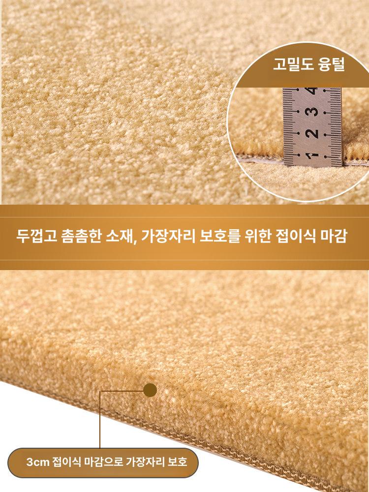 계단 매트 매장 논슬립 미끄럼방지 간편세척 물기제거 흙 베이지옐로우 26 x 65cm - 상세 이미지 3