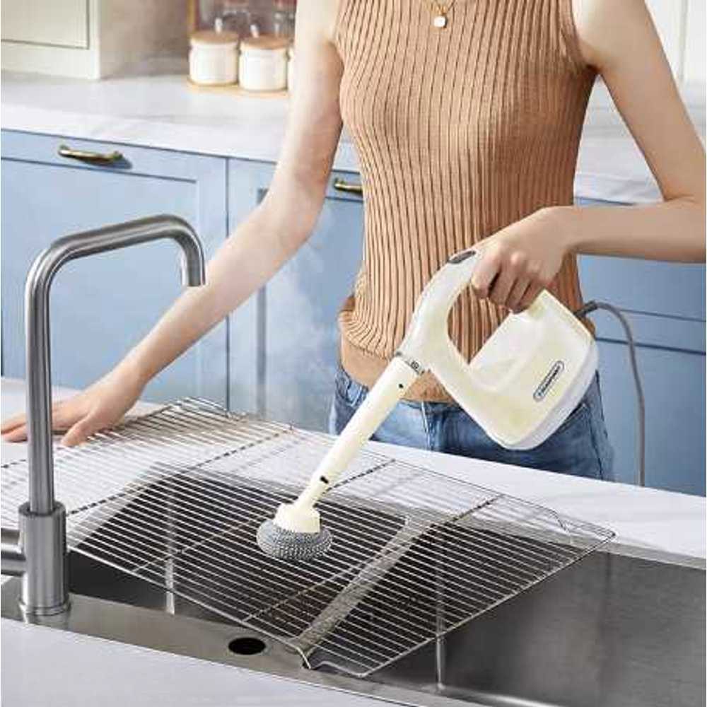 세차장 핸디 가정용 분사기 스팀 블랙 에어컨 청소기 모델 휴대용 노란색 24년 신색 웜 살구 - 상품 이미지