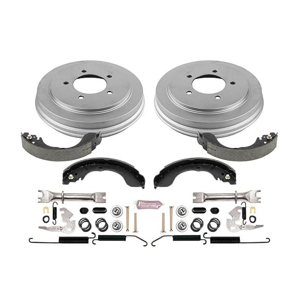 Power Stop KOE15403DK 오토스페셜티 후면 지프 키트-OE 드럼 컴퍼스, 사양] 교체 브레이크 어벤져스, 세브링, 및 [모델 패드, 캘리버, 닷지 패트리어트 세라믹 - 상세 이미지 2