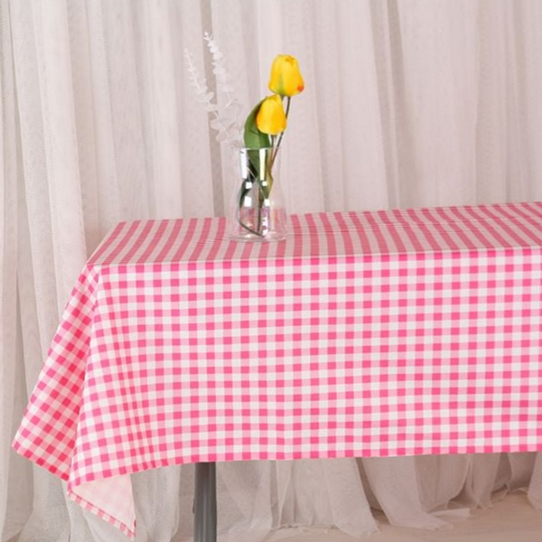 발수 방수 식탁보 테이블보 폴리에스터 식탁보 직사각 체크 파티